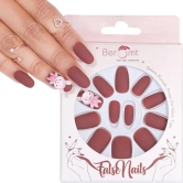 TEENAGE GIRL NAILS (NAIL KIT INCLUDED)-Violate Maroon