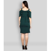 Addyvero - Green Cotton Lycra Womens Bodycon Dress ( Pack of 1 ) - S