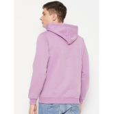 UBX Cotton Blend Hooded Mens Sweatshirt - Lavender ( Pack of 1 ) - None