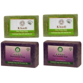 Khadi Herbal Neem & Lavender Soap 125 gm Pack of 4