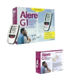 Alere G1 Blood Glucose Monitor with 100 strips Pack (Strips Expiry - April 2020)