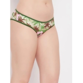 Clovia - Green Nylon Printed Womens Bikini ( Pack of 1 ) - None