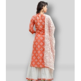 Doriya - Multicolor Straight Rayon Women's Stitched Salwar Suit ( Pack of 1 ) - M