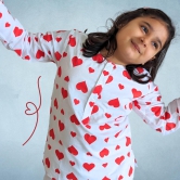 Cotton Night Wear for Kids | Hearts-3-4Y