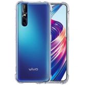 Case Vault Covers - Transparent Silicon Silicon Soft cases Compatible For Vivo V15 Pro ( Pack of 1 ) - Transparent