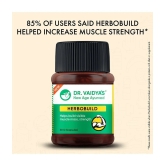 Dr. Vaidyas Herbobuild Capsules | Ayurvedic Muscle & Mass Gainer (30 Capsules Each) Pack of 2