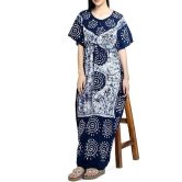 Ukal Cotton Regular Printed Round Neck Floor Length Nighty Night Gown Maxi