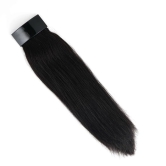 RefynHair - 100% Human Hair | Barrettes Ponytail Extension | 20 Inches | Natural Black | 60 Gr | Invisible | Seamless | Premium Remy | Versatile, Stylish, and Easy-to-Use for Any Look or Occasion