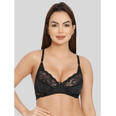 ILRASO - Black Lace Non Padded Women's T-Shirt Bra ( Pack of 1 ) - None