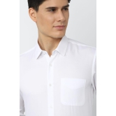 Men White Regular Fit Formal Full Sleeves Formal Shirt