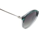 Green Round Rimmed Sunglasses(C085GR4V)