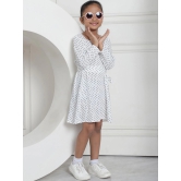 MINI & MING Girls Polka Dot Printed A-Line Midi Dress