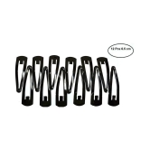 FOK Black Casual Hair Clip - Black