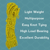 Hazel Nylon Rope - Strong & Durable, Thickness 5 Mm, 70 Metre, Assorted, 1 Pc