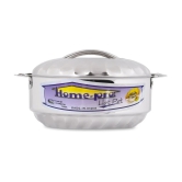 HomePro Double Wall Insulated 3500 ML Silver Steel Serve Casserole ( Set of 1 , 3500 mL ) - Silver