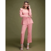 Selvia Peach Dyed Pant Top Set - None