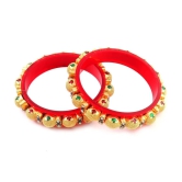 Jewar Mandi - Gold Bangle ( Pack of 1 ) - None