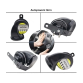 AutoPowerz Horn For Cars & Two Wheelers - Set of 2 (High & Low Tone)