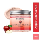 Nutriment Apple Cider Face And Body Scrub For Men & Women ( Pack of 1 ) - 250gm