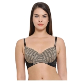 Clovia Polyamide T-Shirt Bra - Black - 36D