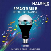 Halonix Bluetooth Speaker Bulb 9Watt/0.5Watt