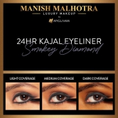 Manish Malhotra 24H Kajal Eyeliner - Smokey Diamond