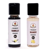 Bakefrillz Vanilla and Mango Food Flavor Essence 30 ml x 2 for Cake Baking, Ice Creams, Puddings, Cookies