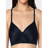 IN CARE LINGERIE - Black Cotton Heavily Padded Women's T-Shirt Bra ( Pack of 1 ) - None