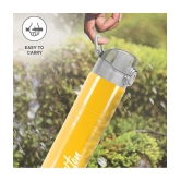 Milton Vogue 750 Stainless Steel Water Bottle, 750 ml, Yellow - Yellow