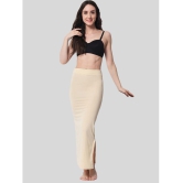 SELETA - Cream Saree Shapewear Spandex Women's Shaping  Bottoms ( Pack of 1 ) - None