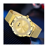 THMT Gold Stainless Steel Analog Mens Watch