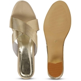 Ishransh - Gold Women's Slip On Heels - None