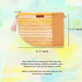 Yellow Aztec Multi-purpose Pouch