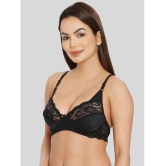 ILRASO - Black Lace Non Padded Women's T-Shirt Bra ( Pack of 1 ) - None