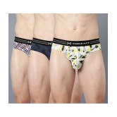 Force NXT Multicolor Cotton Mens Briefs ( Pack of 3 ) - None