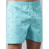 broon Black,Blue,Green BOXER SHORTS Cotton Men's Boxer- ( Pack of 3 ) - None