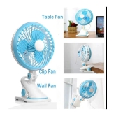 DAYBETTER 140 Mini Clip fan TableFan white