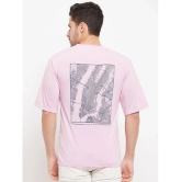 AUSTIZ - Pink Cotton Blend Regular Fit Mens T-Shirt ( Pack of 1 ) - None