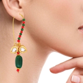 Abhaah kundan minakari handmade earrings for women and girls