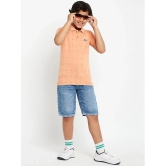 UNIBERRY - Peach Cotton Blend Boys Polo T-Shirt ( Pack of 1 ) - None