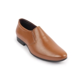 Men Tan Formal Office Slip On Shoes-8