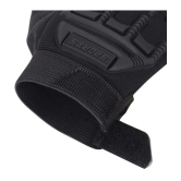 ZAYSOO Black Nylon Mens Biker Gloves ( Pack of 1 ) - Black