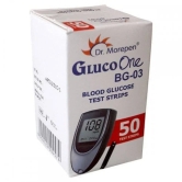 Dr Morepen BG 03 Gluco One 50 Test Strips with 100 Lancets Combo