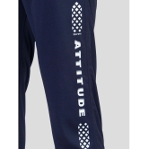 Zeffit - Navy Lycra Mens Trackpants ( Pack of 1 ) - None