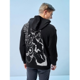 Bewakoof Polyester Blend Hooded Mens Sweatshirt - Black ( Pack of 1 ) - None