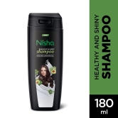 Nisha Healthy & Shiny Shampoo for Women Men 180ml Pack of 2, Avocado & Brahmi Shampoo for Strong Beautiful Hair