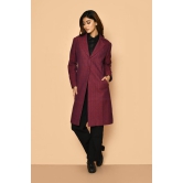 Mrinal handloom cotton trench coat jacket for women