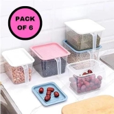 Unbreakable kitchen storage  Basket  (Pack of 6)-Free Size