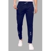 Anand Navy Blue Lycra Mens Joggers ( Pack of 1 ) - None