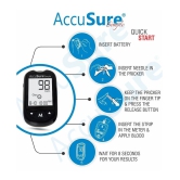 AccuSure Instant Digital Simple Glucometer Kit with 25 Strips,10 Lancet,1 Lancing device